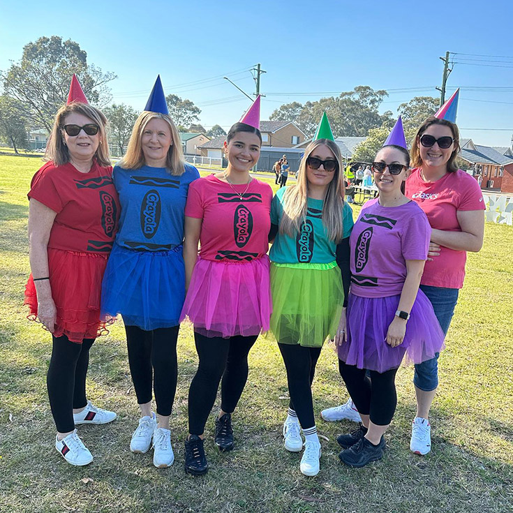 Teachers during Book Week at St Aidan's Catholic Primary Rooty Hill